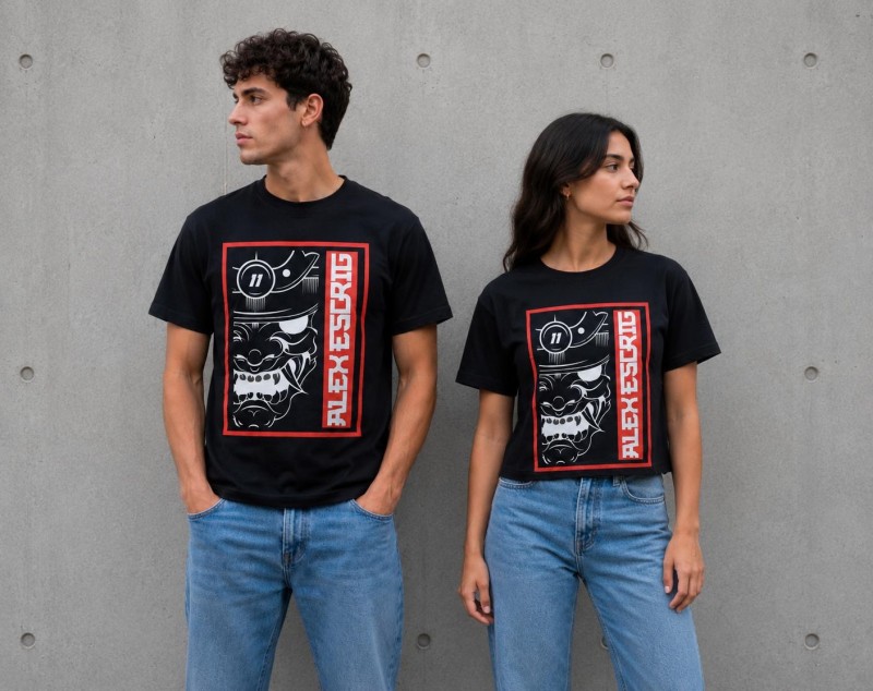 Camiseta negra